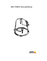 Axis T94F01L Installation Instructions Manual предпросмотр