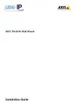 Preview for 1 page of Axis T94J01A Installation Manual