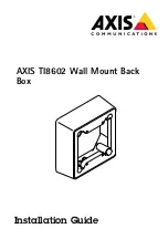 Axis TI8602 Installation Manual preview