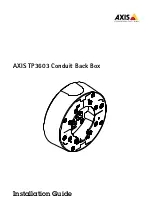 Axis TP3603 Installation Manual preview