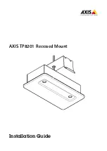 Preview for 1 page of Axis TP8201 Installation Manual