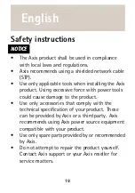 Preview for 19 page of Axis TU8001 Installation Manual