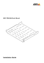 Axis TW8100 Installation Manual preview