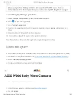 Preview for 18 page of Axis W100 User Manual