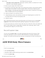 Preview for 22 page of Axis W100 User Manual