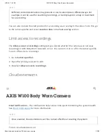 Preview for 23 page of Axis W100 User Manual