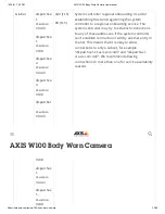 Preview for 25 page of Axis W100 User Manual