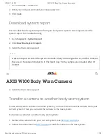 Preview for 31 page of Axis W100 User Manual