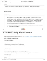 Preview for 35 page of Axis W100 User Manual