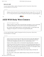 Preview for 48 page of Axis W100 User Manual