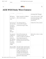 Preview for 60 page of Axis W100 User Manual