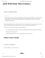 Preview for 67 page of Axis W100 User Manual
