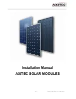 Preview for 1 page of AXITEC 60-CELL Installation Manual