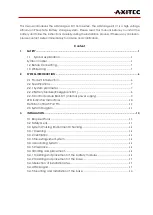 Preview for 2 page of AXITEC AXIstorage Li SV1 Installation Instruction