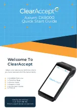 Preview for 1 page of Axium DX8000 Quick Start Manual