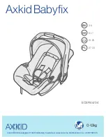 Axkid Babyfix Instruction Manual preview