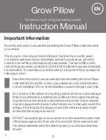 Preview for 3 page of Axkid Grow Pillow Instruction Manual