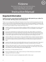 Preview for 4 page of Axkid Kidzone Instruction Manual