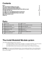 Предварительный просмотр 2 страницы Axkid Modukid Instruction Manual