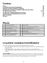 Предварительный просмотр 30 страницы Axkid Modukid Instruction Manual