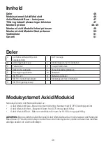 Предварительный просмотр 44 страницы Axkid Modukid Instruction Manual