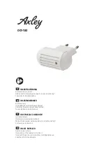 Preview for 1 page of Axley 001-183 Operating Instructions Manual