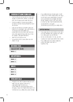 Preview for 6 page of Axley 014122 Operating Instructions Manual