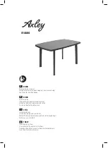 Preview for 1 page of Axley 014684 Operating Instructions