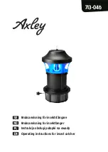 Preview for 1 page of Axley 713-046 Operating Instructions Manual