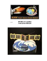 Preview for 1 page of AXM Paper Space Scale Models IRVINE 01 CubeSat Instruction Manual