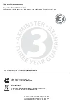 Preview for 36 page of Axminster Trade AT3352B Original Instructions Manual