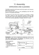 Предварительный просмотр 9 страницы Axminster Trade AT800RD Quick Start Manual