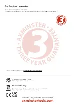 Preview for 16 page of Axminster 107681 Original Instructions Manual