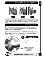 Preview for 15 page of Axminster 150/200mm Wetstone Grinder User Manual