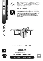 Preview for 38 page of Axminster 951685 User Manual