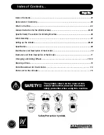 Preview for 2 page of Axminster AW8SRG2 User Manual