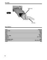 Предварительный просмотр 10 страницы Axminster AWDS12H User Manual