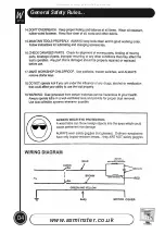 Preview for 4 page of Axminster AWVSL100 Manual