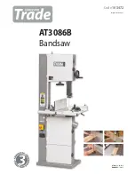 Axminster Bandsaw Original Instructions Manual preview