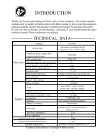 Preview for 3 page of Axminster CG300AN User Manual