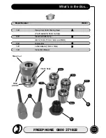 Предварительный просмотр 3 страницы Axminster Collet Chuck System Set User Manual