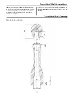 Предварительный просмотр 3 страницы Axminster CrushGrind Shaft 195mm Instructions