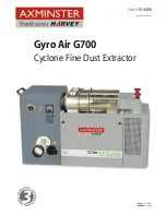 Предварительный просмотр 1 страницы Axminster Gyro Air G700 Manual