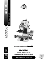 Preview for 32 page of Axminster SIEG Super X2 Mill User Manual