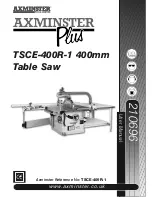 Axminster TSCE-400R-1 User Manual предпросмотр