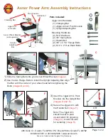 AXNER Power Arm Assembly Instructions предпросмотр