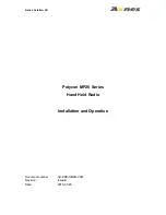 Axnes Polycon  MP20-02DB-414 Installation And Operation Manual preview