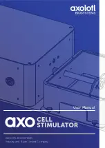 axolotl BIOSYSTEMS axo User Manual preview