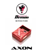 Axon bavarianDEMON Instructions Manual preview