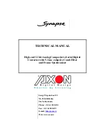 Preview for 2 page of Axon Synapse ASV12 Technical Manual